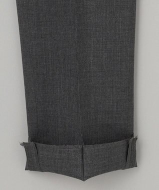 GOTAIRIKU 【AIRY MOVE / セットアップ対応】ウォッシャブルウールトロピカル セットアップパンツ ライトグレー系