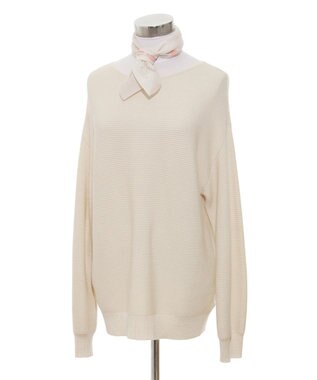 MOONBAT フルラ (FURLA) コットンプチスカーフ 50cm×50cm ペールピンク