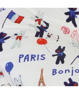 PET PARADISE リサとガスパール クールカドラー 丸型《パリ柄》 小型犬 パリ柄