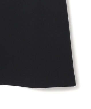 23区 L 【吸水速乾/UVカット/接触冷感/洗える】ストレッチジョーゼット ワンピース ブラック系