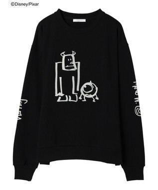 Green Parks モンスターズ・インク／裏毛プルオーバー Black