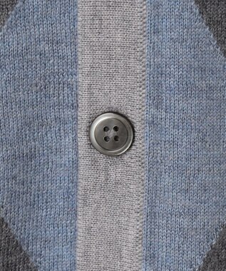 GOTAIRIKU 【家庭洗濯可能】イタリア糸 ハイゲージ ベスト ライトグレー系4