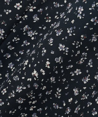 J.PRESS LADIES L 【洗える】スパンウェーブフラワープリント ワンピース ブルー系5