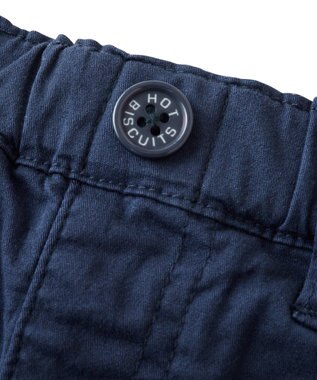 MIKI HOUSE HOT BISCUITS 【80-130cm】 ストレッチ素材 10分丈パンツ 紺