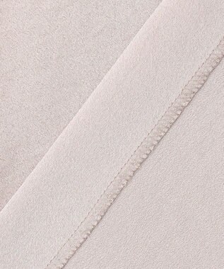 ICB 【洗える】 サテンクレープ Tブラウス パールグレー系