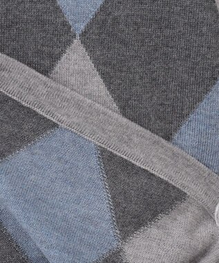 GOTAIRIKU 【家庭洗濯可能】イタリア糸 ハイゲージ ベスト ライトグレー系4