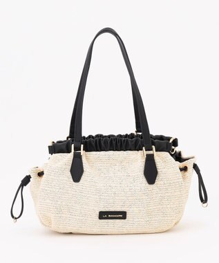 LA BAGAGERIE シャーリング2WAYサマーバッグ　mini アイボリー