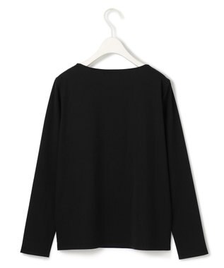 ICB L 【洗える】コンパクトモクロディ プルオーバー［ボールチェーン］ ブラック系