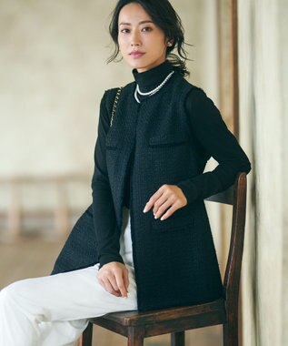 23区 パールラリエットネックレス ホワイト系