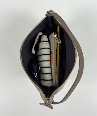 russet スタンダードミニショルダーバッグ <ナイロンジャガード>(CE-1627) Ecru