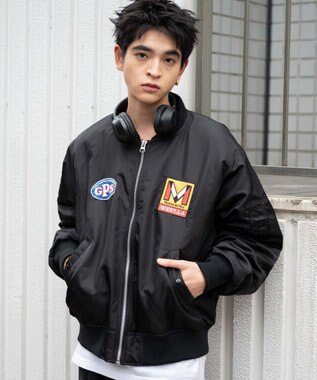 WEGO 【ユニセックス着用ITEM】パテッドワッペンMA－1 ブラック