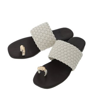 AMERICAN HOLIC リングトングメッシュサンダル Ivory