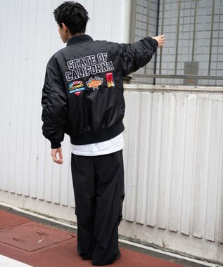 WEGO 【ユニセックス着用ITEM】パテッドワッペンMA－1 ブラック