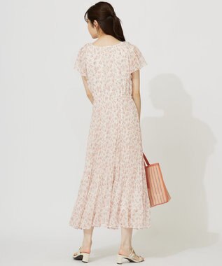 ANY SIS S 【洗える】ニュアンスピーチ ワンピース アイボリー系