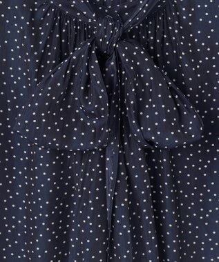 ANY 【洗濯機可】２ＷＡＹボウタイブラウス ドット