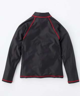 OP／FILA 【Reebok】大きいサイズ｜長袖フルZIPラッシュガード 180㎝ ブラック