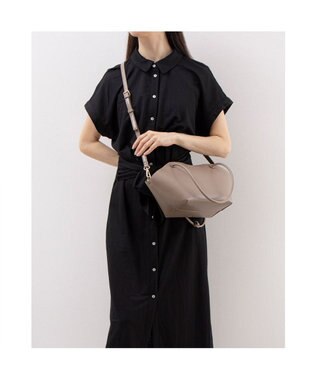 UNBILLION カシュカシュ cachecache / 横長バスケット型2wayトートバッグ オーク