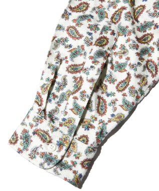 J.PRESS MEN 【J.PRESS ORIGINALS】PAISLEY REGULAR SHIRT / BAGGY FIT ホワイト系3
