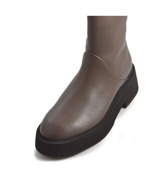 APOM プラットフォームサイドジップブーツ50 グレー