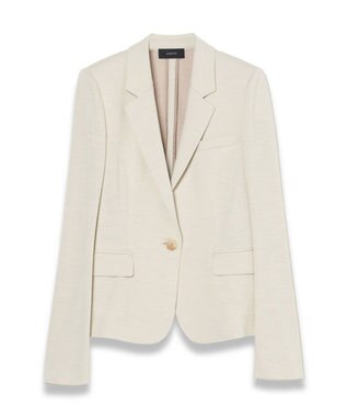 JOSEPH 【WEB&OUTLET限定】ウールジャージー　シングルブレストジャケット Vanilla