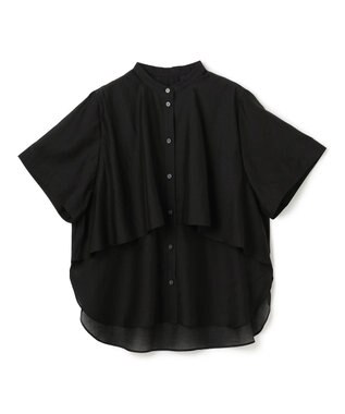 UNFILO シアー ヨークシャツ ブラック