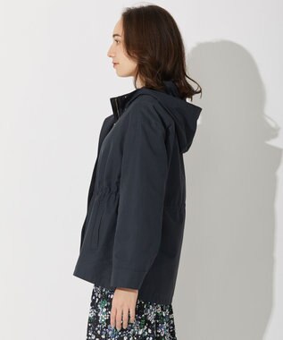 自由区 L 【撥水】グログラン マウンテンパーカー ネイビー系