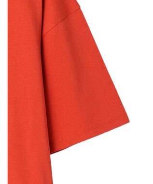 earth music&ecology ラウンドヘムルーズＴ（汗じみ防止） Red