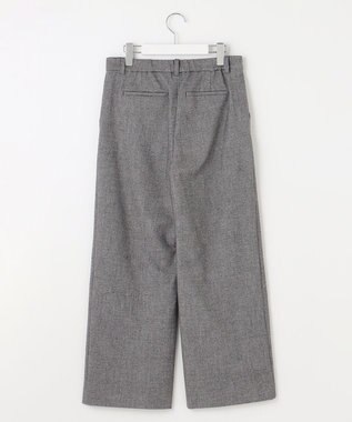 J.PRESS LADIES 【洗える】チェルビック セミワイド パンツ グレー系