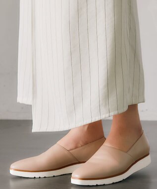 ASICS WALKING ペダラ レディース 2E 3.0cmヒール ベージュ系