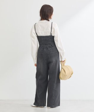 Green Parks ・ＳＵＧＡＲ　ＳＰＯＯＮ　デニムオールインワン Black