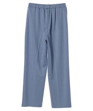 Green Parks らくスレストレートパンツ Grayish Blue