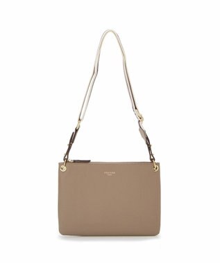 TOPKAPI 【TREASURE TOPKAPI】ストライプベルト・レザー2wayショルダーバッグ グレージュ