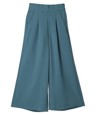 Green Parks ・ＥＬＥＮＣＡＲＥ　ＤＵＥ　リネンライクワイドパンツ Green