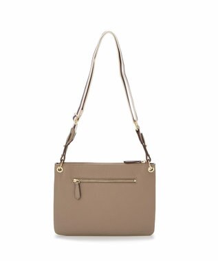 TOPKAPI 【TREASURE TOPKAPI】ストライプベルト・レザー2wayショルダーバッグ グレージュ
