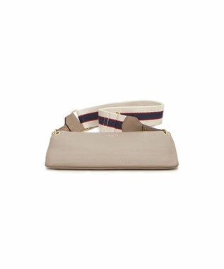 TOPKAPI 【TREASURE TOPKAPI】ストライプベルト・レザー2wayショルダーバッグ グレージュ