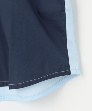 J.PRESS KIDS 【140-170cm】カラーブロック シャツ ブルー系2