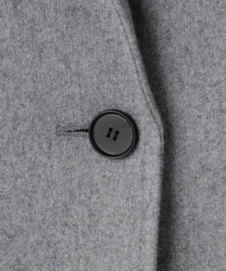 ICB ウールライトメルトン チェスターコート ミディアムグレー系