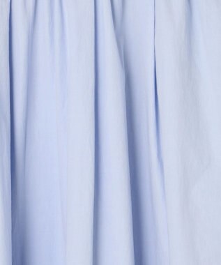 uncrave カラータイプライター フレアスカート サックス