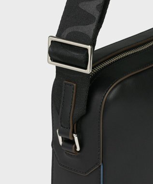 Paul Smith ロゴエンボス ミニショルダーバッグ ブラック