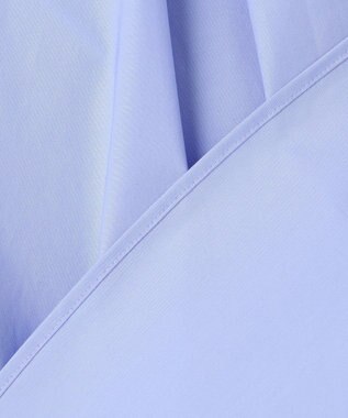 UNFILO コットンブロード フォルムシャツ ブルー