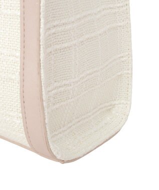 Maison de FLEUR スカーフ付きツイード2Wayバッグ Pink