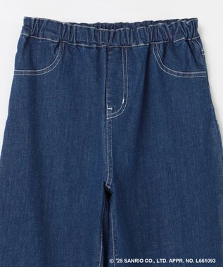 ANY KIDS 【ハローキティ×ANY KIDS】デニムワイドパンツ インディゴ