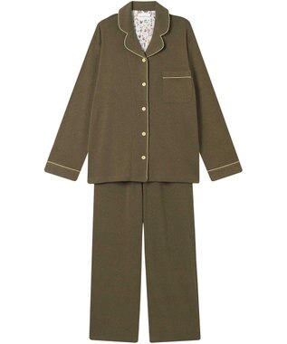 une nana cool 【綿100%】やわらか杢フライスパジャマ MADE WITH LIBERTY FABRIC