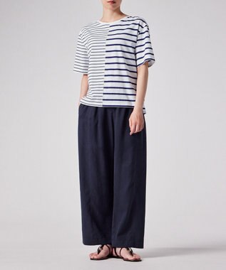 Paul Smith リラックス ボーダー 半袖Tシャツ ホワイト