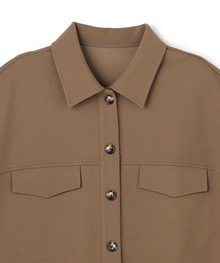 uncrave ジョーゼットダブルジャージー トップス キャメルベージュ