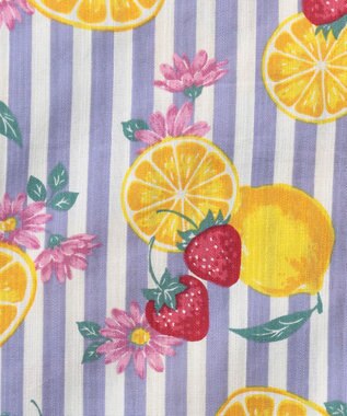 ANY KIDS 3WAY ロング丈 浴衣 セット フルーツ×ストライプ