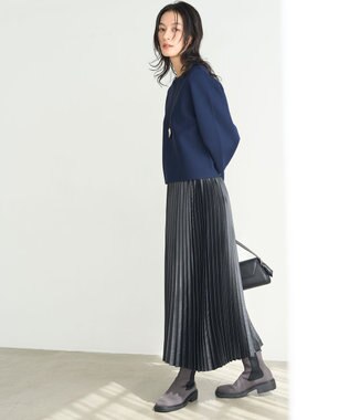 UNFILO 【STORY×UNFILO】フォルムニット セットアップ ネイビー