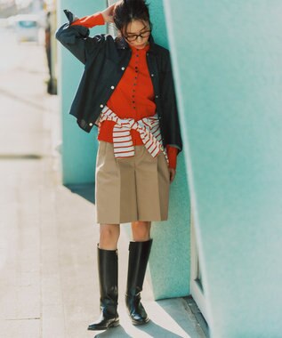 uncrave チノギャバジン ショートトラウザー ベージュ