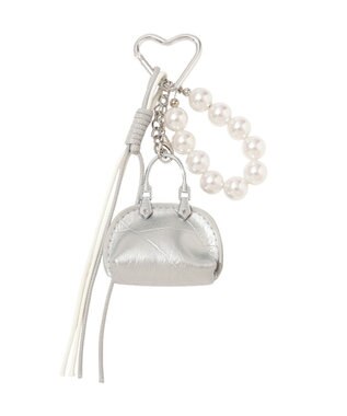 YECCA VECCA バッグパールチャーム Silver