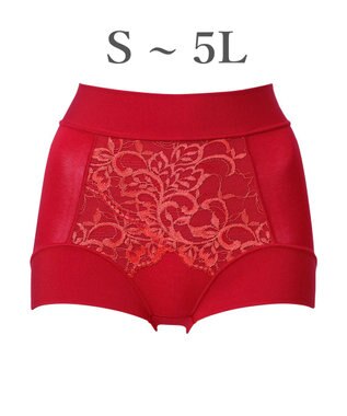 BRADELIS New York 【BRADELIS NewYork peace】綿混フィットレースショーツ25 深め 補正下着 ヒップアップ 美尻